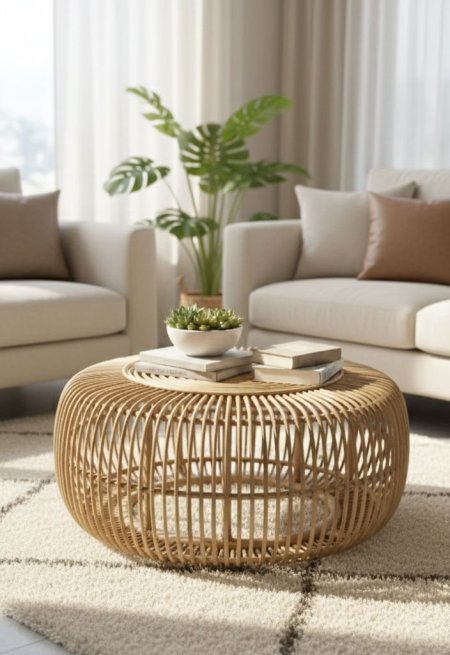 طاولة صالون بامبوك